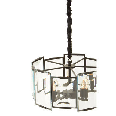 Black 6 Light Chandelier | Babylon