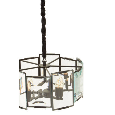 Black 6 Light Chandelier | Babylon