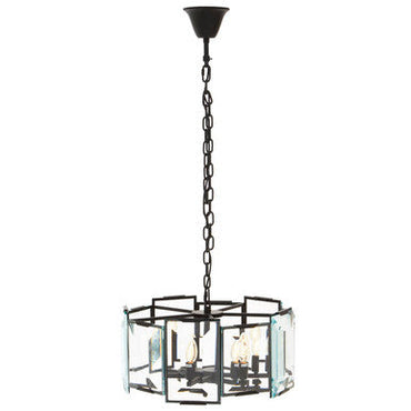 Babylon Black Small 6 Light Chandelier