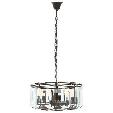 Babylon Black Medium 6 Light Chandelier
