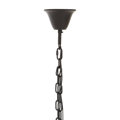Black Medium 6 Light Chandelier | Babylon
