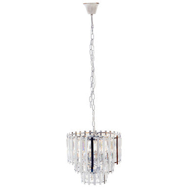 Eight Bulb Chrome Chandelier | Babylon