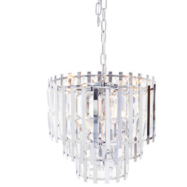 Eight Bulb Chrome Chandelier | Babylon