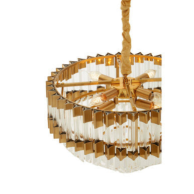 Four Bulb Antique Gold Chandelier | Babylon