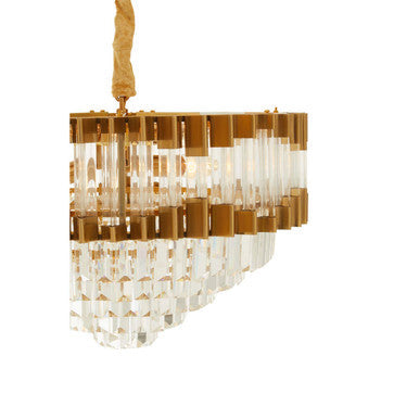 Four Bulb Antique Gold Chandelier | Babylon