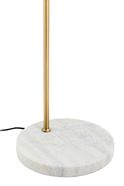 White Marble and Gold Floor Lamp | Newton