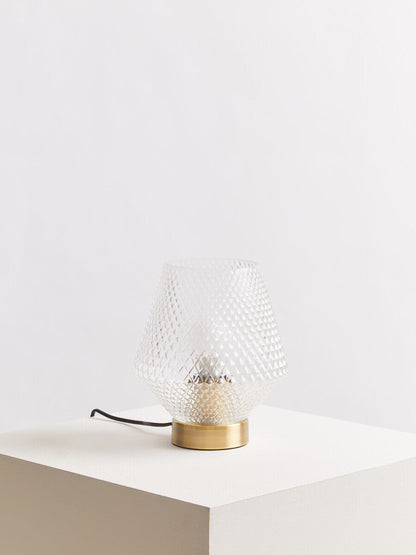 Clear Glass Table Lamp | Noble