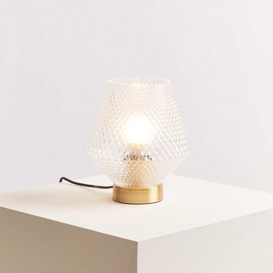 Clear Glass Table Lamp | Noble