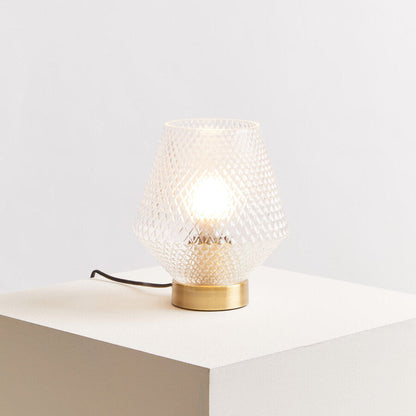 Clear Glass Table Lamp | Noble