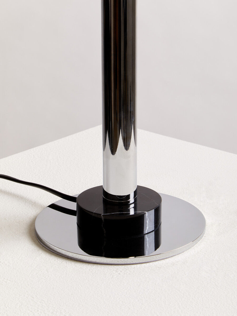 Silver Finish Metal Table Lamp | Octavia