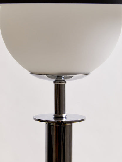 Silver Finish Metal Table Lamp | Octavia