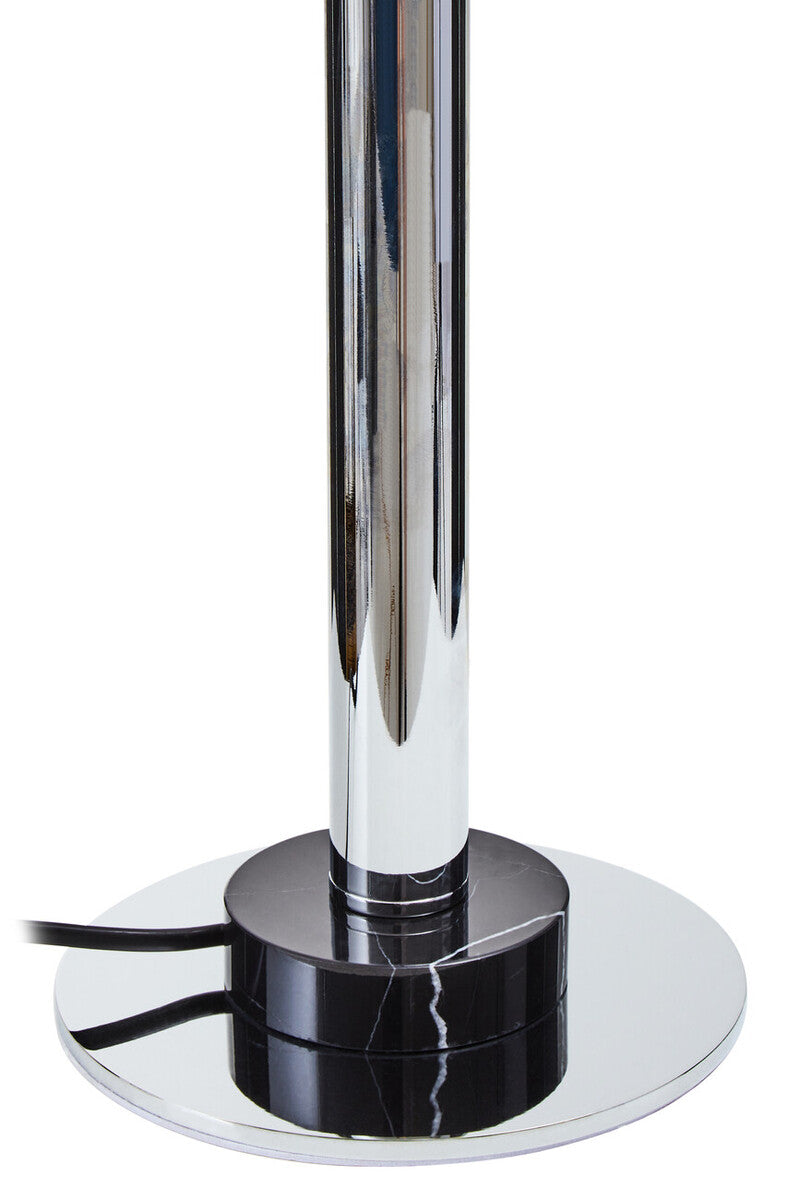 Silver Finish Metal Table Lamp | Octavia