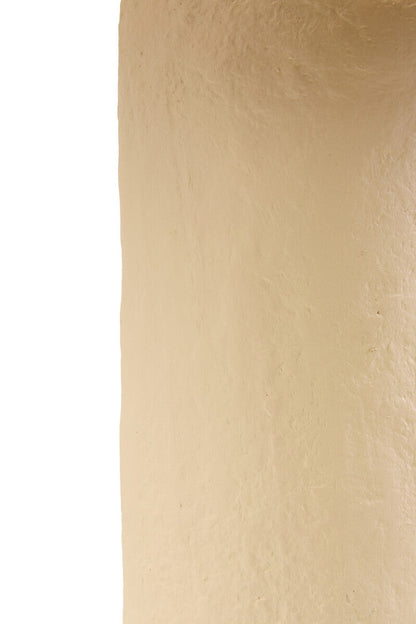 Natural Papier Mache Table Lamp with Natural Raffia Shade | Carta