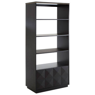 Oak Veneer Shelf Unit | Diamond