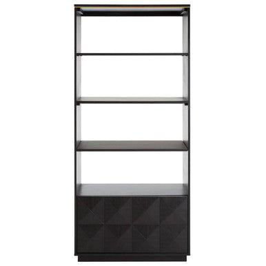 Oak Veneer Shelf Unit | Diamond