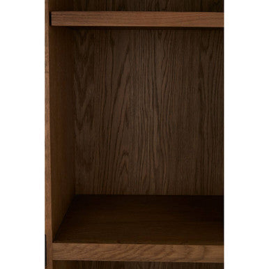 Natural Oak Wood Tall Cabinet | Salvar