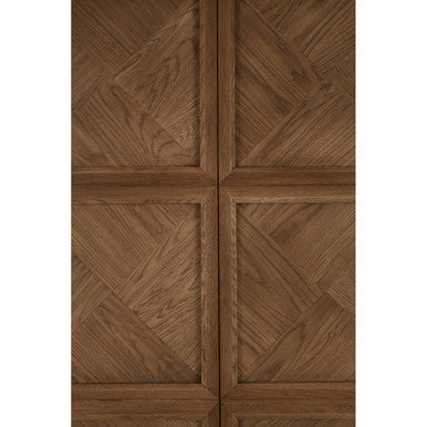 Natural Oak Wood Tall Cabinet | Salvar
