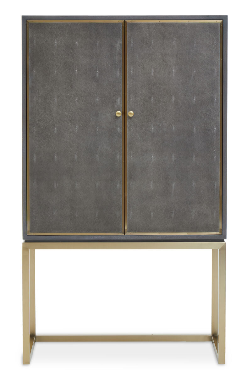 Shagreen Effect Cabinet | Deskey