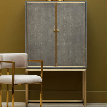 Shagreen Effect Cabinet | Deskey