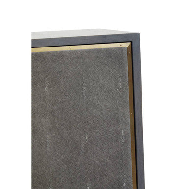 Shagreen Effect Cabinet | Deskey