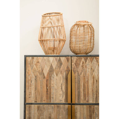 Textured Wooden Cabinet | Zarina