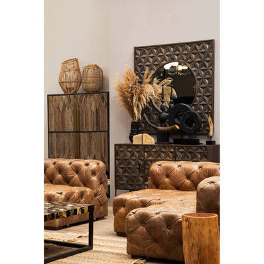 Textured Wooden Cabinet | Zarina