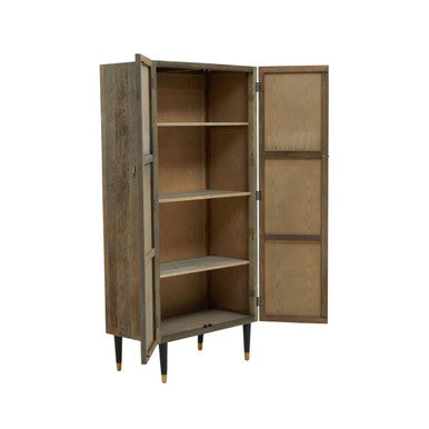 Recycled Elm Wood Tall Cabinet | Malay