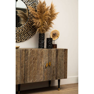 Recycled Elm Wood Tall Cabinet | Malay
