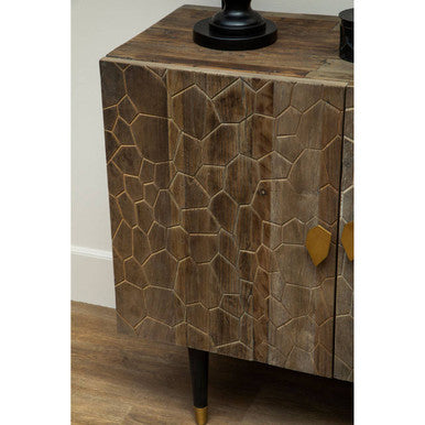 Recycled Elm Wood Tall Cabinet | Malay
