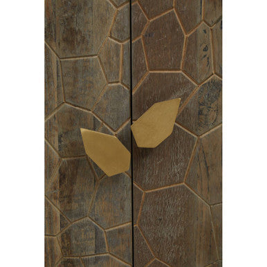 Recycled Elm Wood Tall Cabinet | Malay