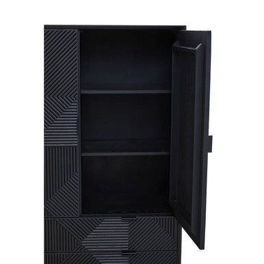 Black Finish Cabinet | Jakara