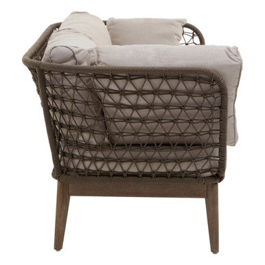 3 Seater Bronze and Charcoal Sofa | Opus