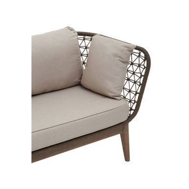 3 Seater Bronze and Charcoal Sofa | Opus