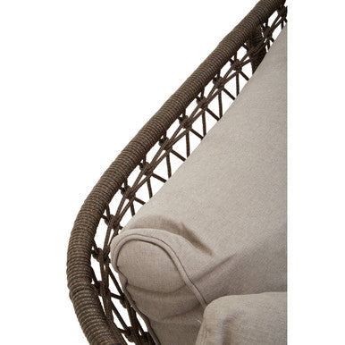 3 Seater Bronze and Charcoal Sofa | Opus