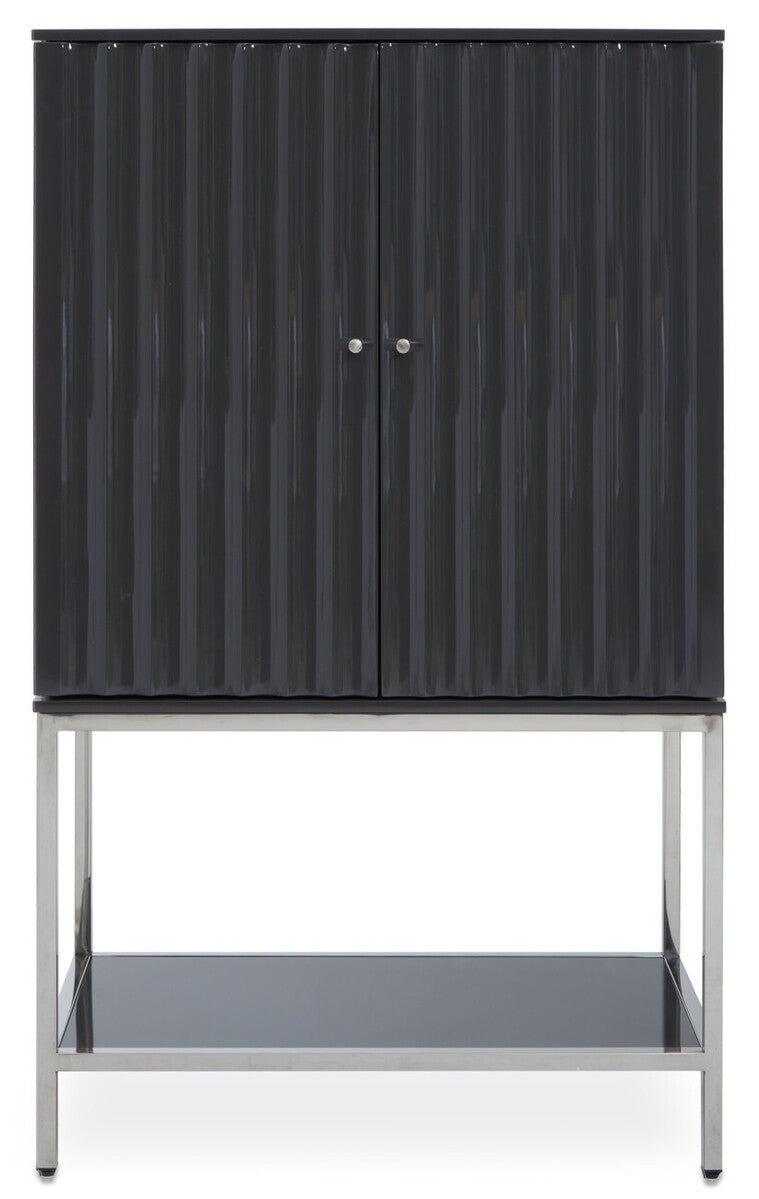 Grey Gloss Finish Cabinet | Genoa