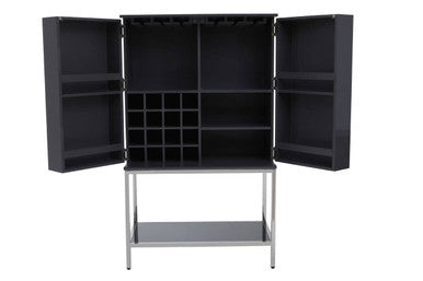 Grey Gloss Finish Cabinet | Genoa