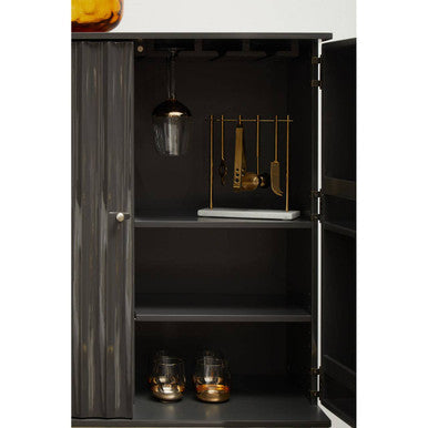 Grey Gloss Finish Cabinet | Genoa