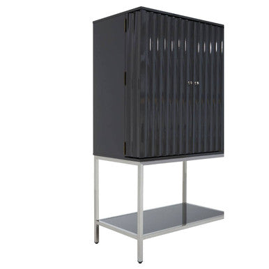 Grey Gloss Finish Cabinet | Genoa