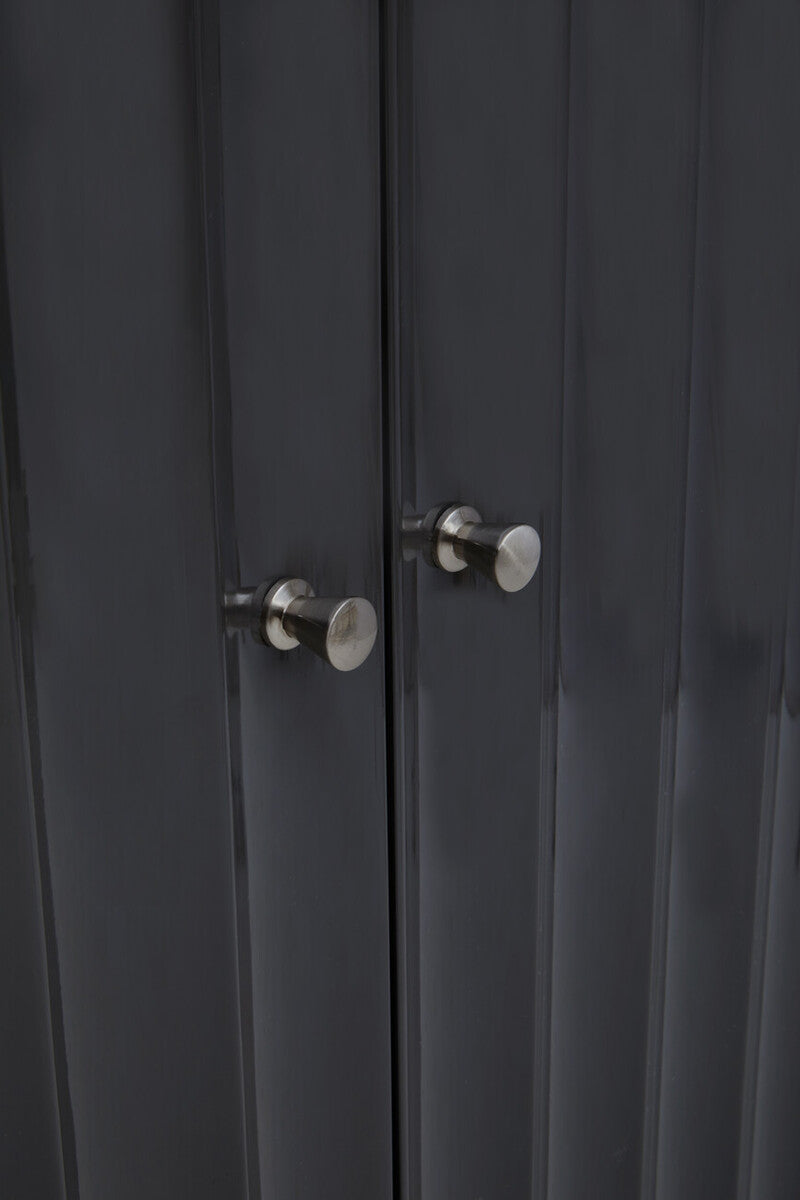 Grey Gloss Finish Cabinet | Genoa