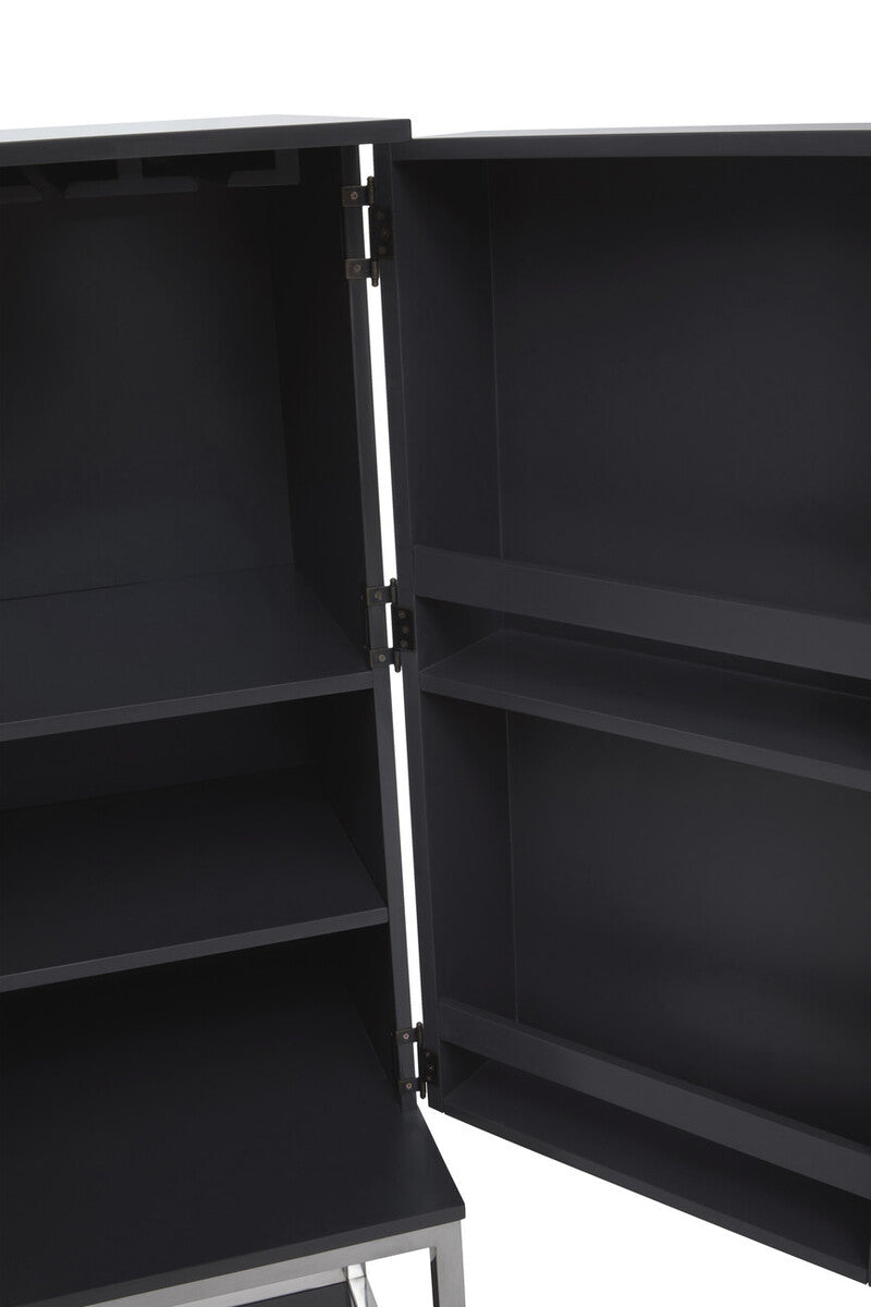 Grey Gloss Finish Cabinet | Genoa