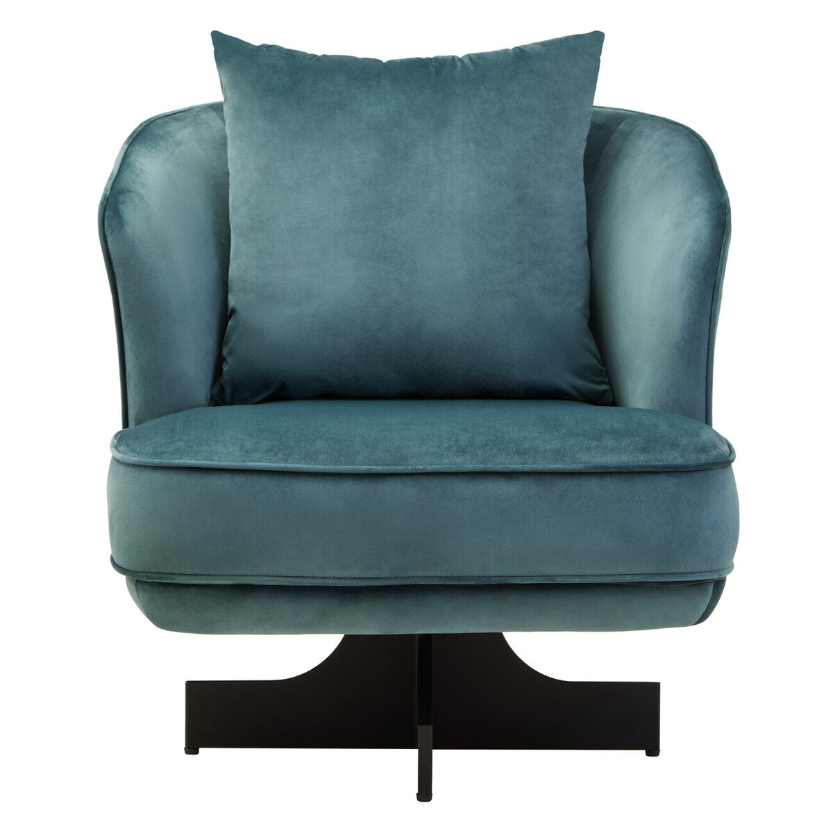Azure Velvet Swivel Chair | Hale