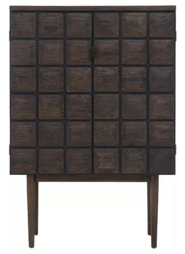 Recycled Dark Oak Wood Cabinet | Lucca