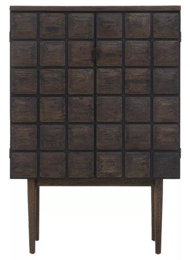 Recycled Dark Oak Wood Cabinet | Lucca