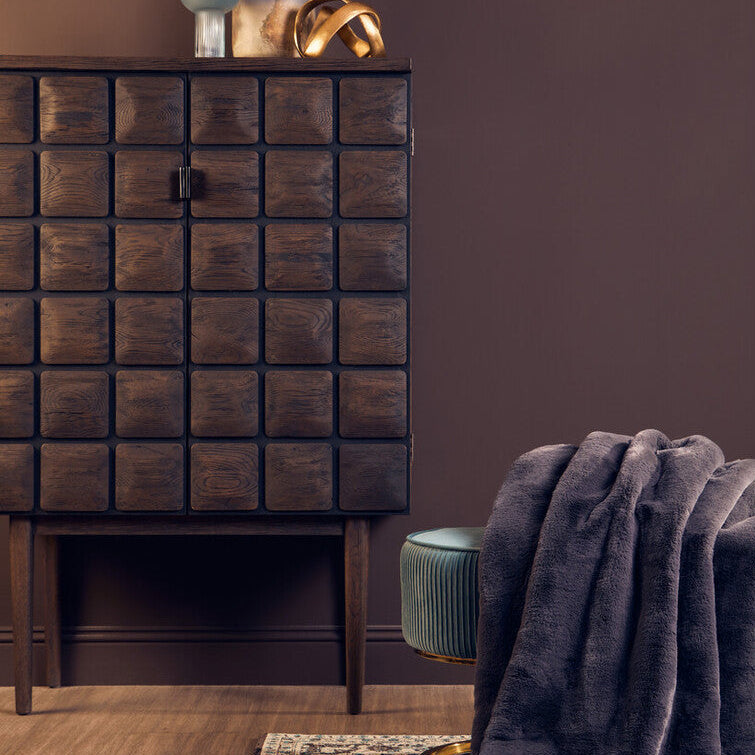 Recycled Dark Oak Wood Cabinet | Lucca
