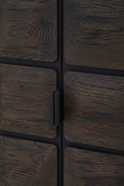 Recycled Dark Oak Wood Cabinet | Lucca