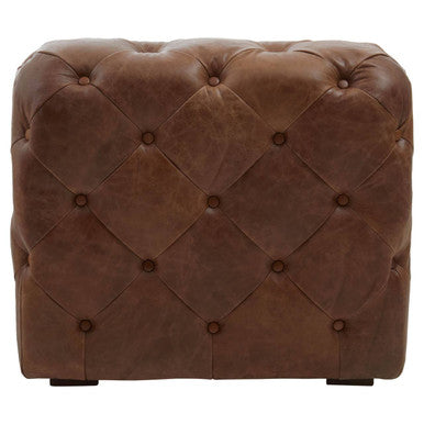 Brown Leather Modern Chesterfield Modular Sofas Chair | Hoxton