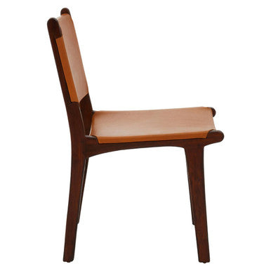 Antique Brown Leather Chair | Inca