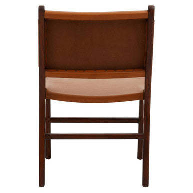 Antique Brown Leather Chair | Inca