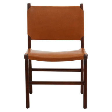 Antique Brown Leather Chair | Inca