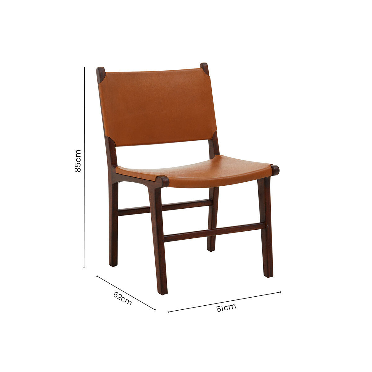 Antique Brown Leather Chair | Inca